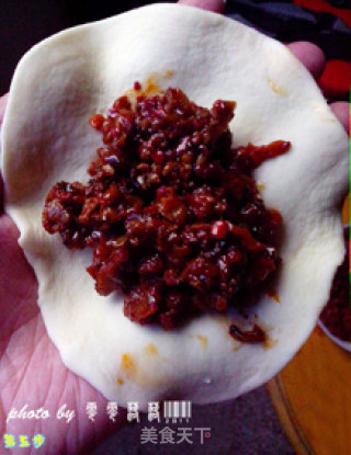 香菇肉酱煎饼的做法步骤：5