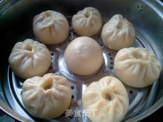 肉味萝卜丝包子的做法步骤：20