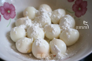 桂花腐乳鹌鹑蛋的做法步骤：3