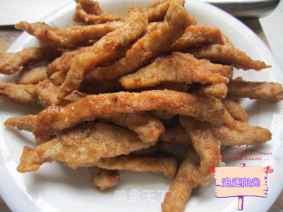 外酥里嫩的椒盐里脊的做法步骤：8