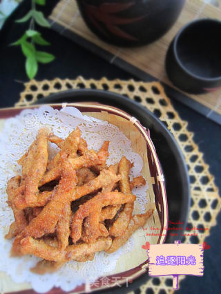 外酥里嫩的椒盐里脊的做法步骤：9