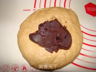 咖啡豆沙卷面包的做法步骤：7
