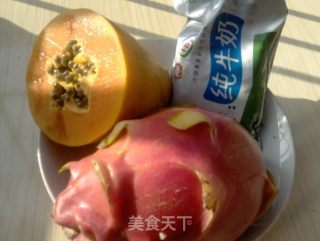 美味下午茶--木瓜牛奶西米露的做法步骤：1