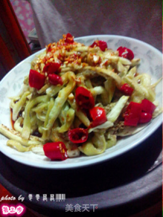 手撕茄子——附带花椒油做法的做法步骤：3