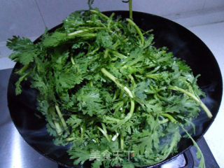 蒜蓉茼蒿的做法步骤：5