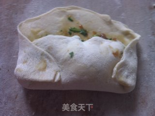 猪肉茼蒿小煎饼的做法步骤：12