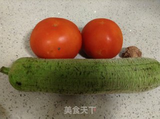 西红柿焖丝瓜的做法步骤：1