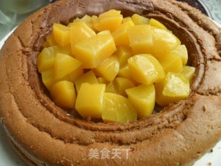 黄桃巧克力慕斯的做法步骤：3