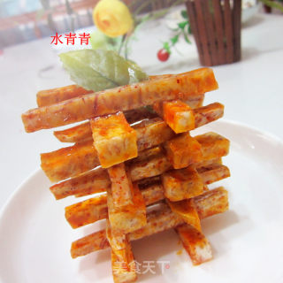 香辣香芋条的做法步骤：8
