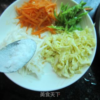 四丝凉拌的做法步骤：3