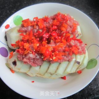 剁椒肉末茄子的做法步骤：4