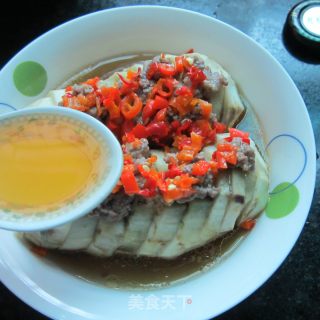 剁椒肉末茄子的做法步骤：7