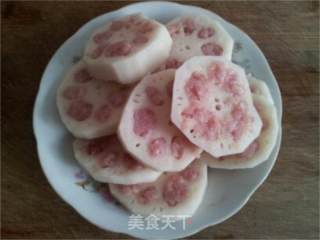 蜜汁糯米藕的做法步骤：9