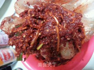 韩国正宗泡菜的做法步骤：2