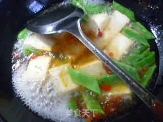 油豆角烧老豆腐的做法步骤：7