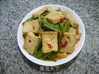 油豆角烧老豆腐的做法步骤：13