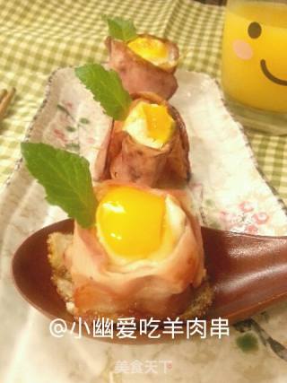 培根卷鹌鹑蛋的做法步骤：1