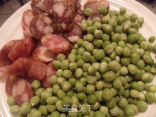 腊味糯米饭的做法步骤：2