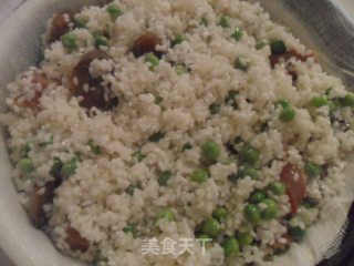 腊味糯米饭的做法步骤：6
