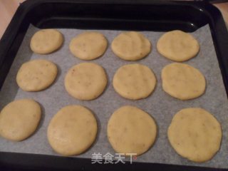 芝麻白巧小酥饼的做法步骤：7