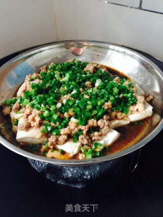 肉末嫰豆腐的做法步骤：9