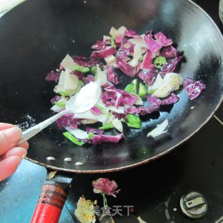 包菜凉薯片的做法步骤：4
