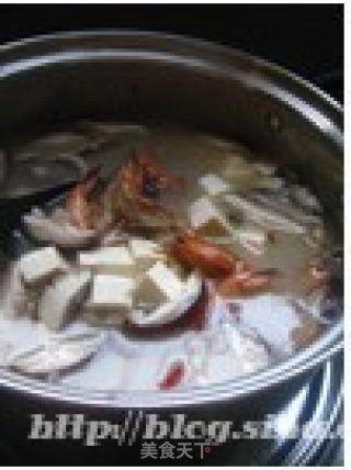 海鲜味噌汤的做法步骤：5