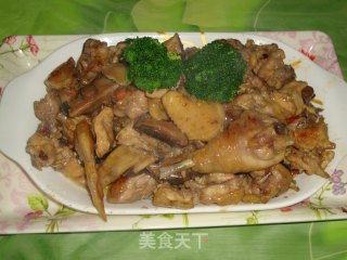 【香菇盐焗鸡】---一道值得一做的无油烟不上火的懒人菜的做法步骤：8
