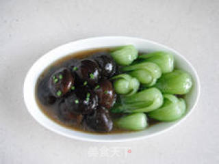 【香菇菜心】--- 简单的食材、鲜美的味道的做法步骤：10