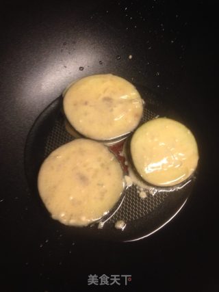 香煎茄盒的做法步骤：6