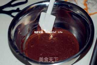巧克力戚风--送给深秋一抹温柔的做法步骤：7