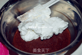巧克力戚风--送给深秋一抹温柔的做法步骤：11