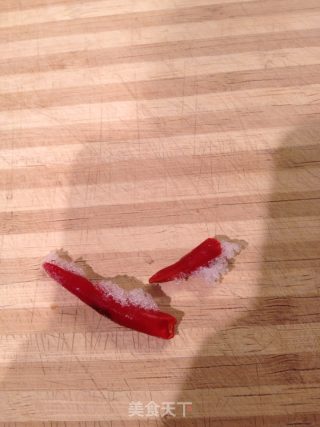 辣炒甜豆的做法步骤：3