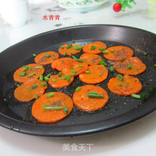 椒盐胡萝卜片的做法步骤：6