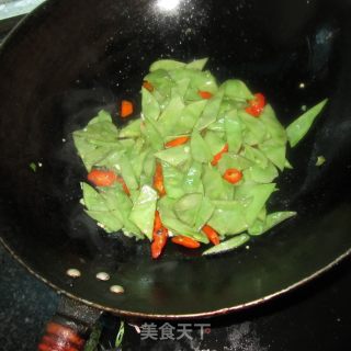 青炒紫眉豆的做法步骤：8