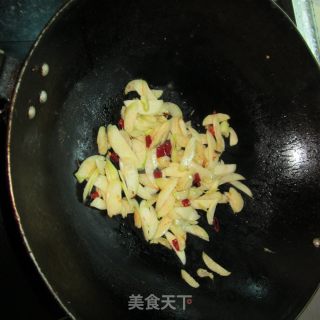 素炒茭白的做法步骤：5