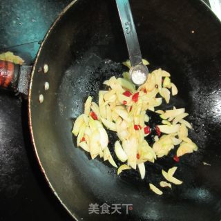 素炒茭白的做法步骤：6