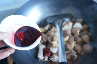 玫瑰红烧肉的做法步骤：4