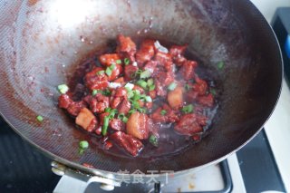 玫瑰红烧肉的做法步骤：6