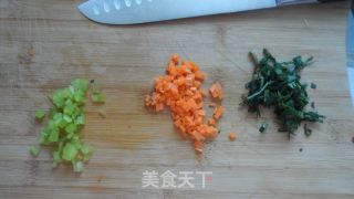 鸡蛋菜饼的做法步骤：2
