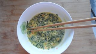 鸡蛋菜饼的做法步骤：3