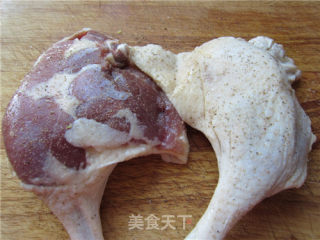 蜂蜜无花果烤鸭的做法步骤：6