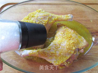 蜂蜜无花果烤鸭的做法步骤：9