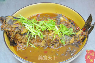 葱姜焐鳞香鲤鱼的做法步骤：7