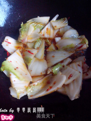鱼香白菜——懒人快手菜的做法步骤：4