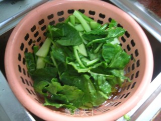 腊肉炒芥蓝的做法步骤：3