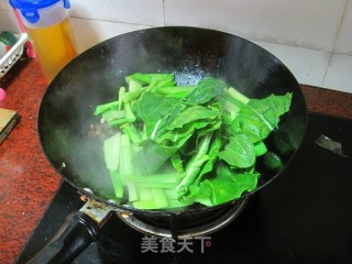 腊肉炒芥蓝的做法步骤：9