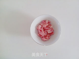 滑炒肉丝竹升面的做法步骤：3