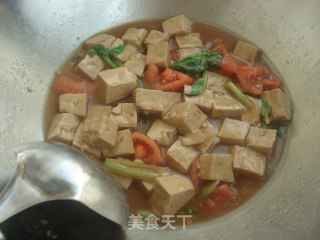 西红柿烧豆腐的做法步骤：6