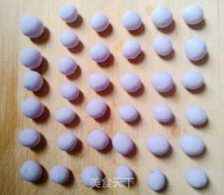 紫薯小圆子的做法步骤：3